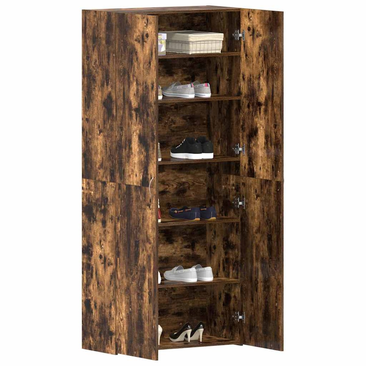 vidaXL Ντουλάπα Παπουτσιών 80 x 35.5 x 180 εκ Επεξεργασμένο Ξύλο