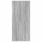 vidaXL Ντουλάπα Παπουτσιών 80 x 35.5 x 180 εκ Επεξεργασμένο Ξύλο Γκρι