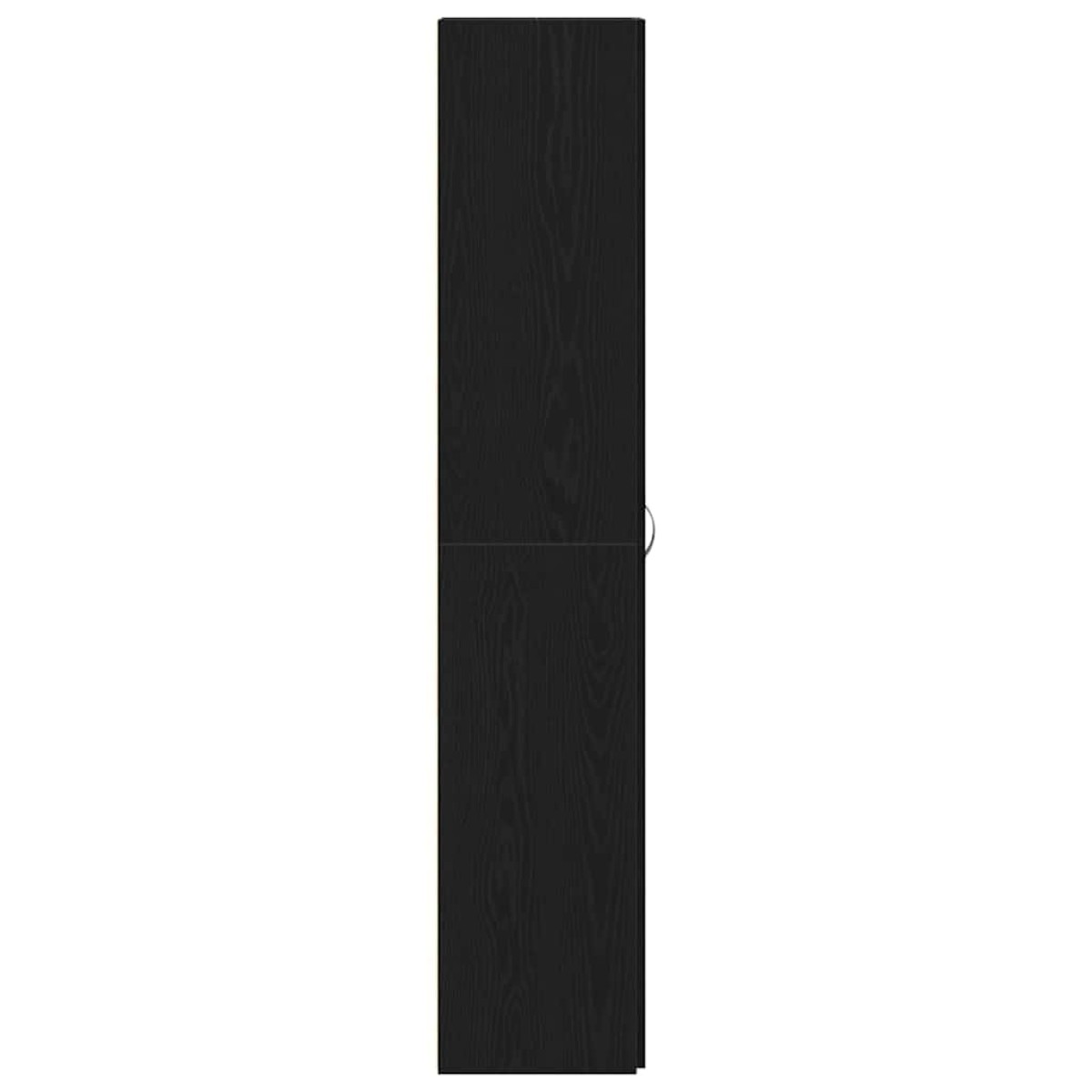 vidaXL Ντουλάπα Παπουτσιών 80 x 35.5 x 180 εκ Επεξεργασμένο Ξύλο Μαύρο