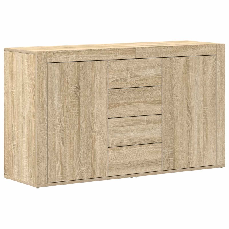 vidaXL Πλαϊνό γραφείο Δρύς Sonoma 120 x 36 x 69 εκ Επεξεργασμένο Ξύλο