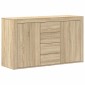 vidaXL Πλαϊνό γραφείο Δρύς Sonoma 120 x 36 x 69 εκ Επεξεργασμένο Ξύλο