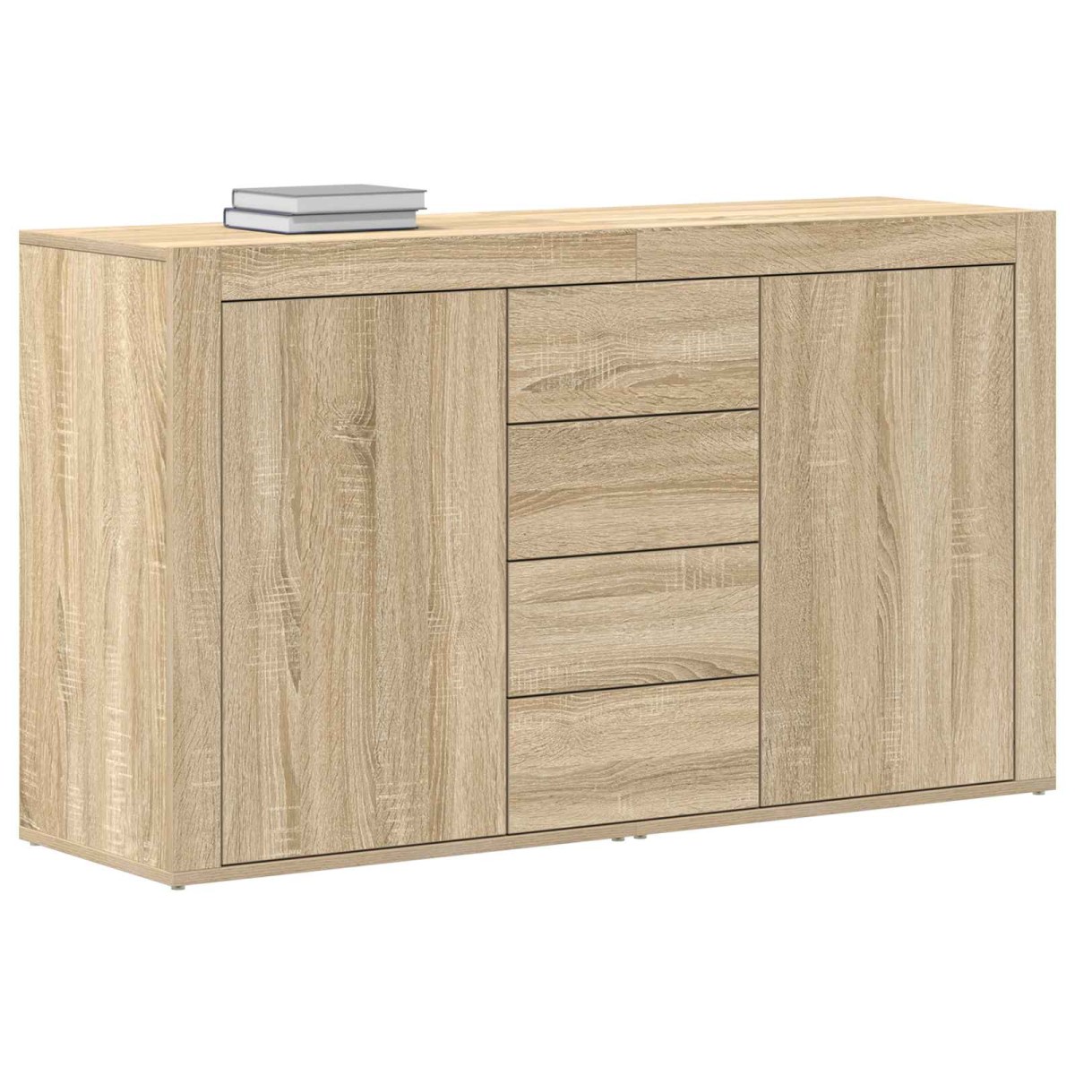 vidaXL Πλαϊνό γραφείο Δρύς Sonoma 120 x 36 x 69 εκ Επεξεργασμένο Ξύλο