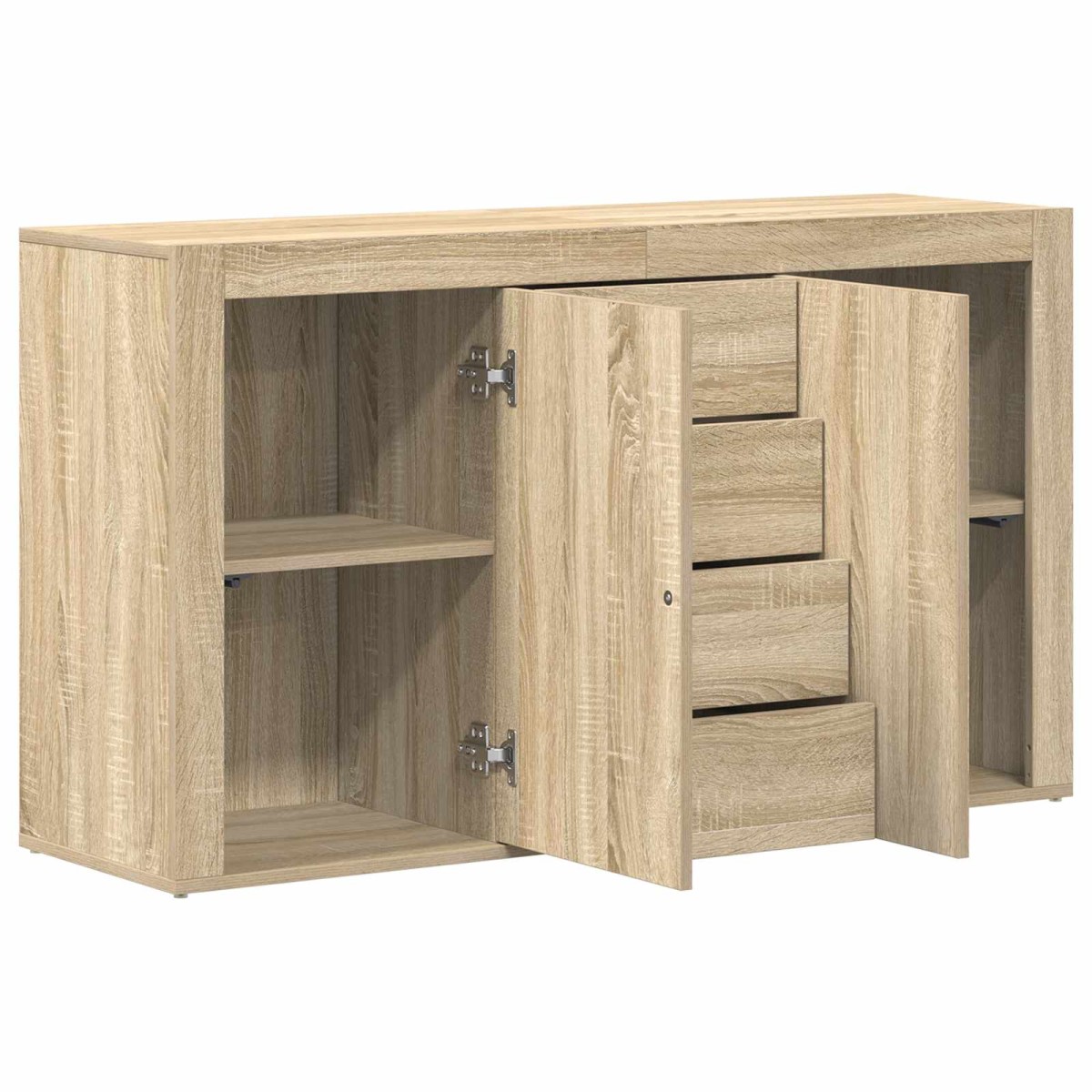 vidaXL Πλαϊνό γραφείο Δρύς Sonoma 120 x 36 x 69 εκ Επεξεργασμένο Ξύλο