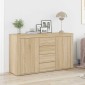 vidaXL Πλαϊνό γραφείο Δρύς Sonoma 120 x 36 x 69 εκ Επεξεργασμένο Ξύλο