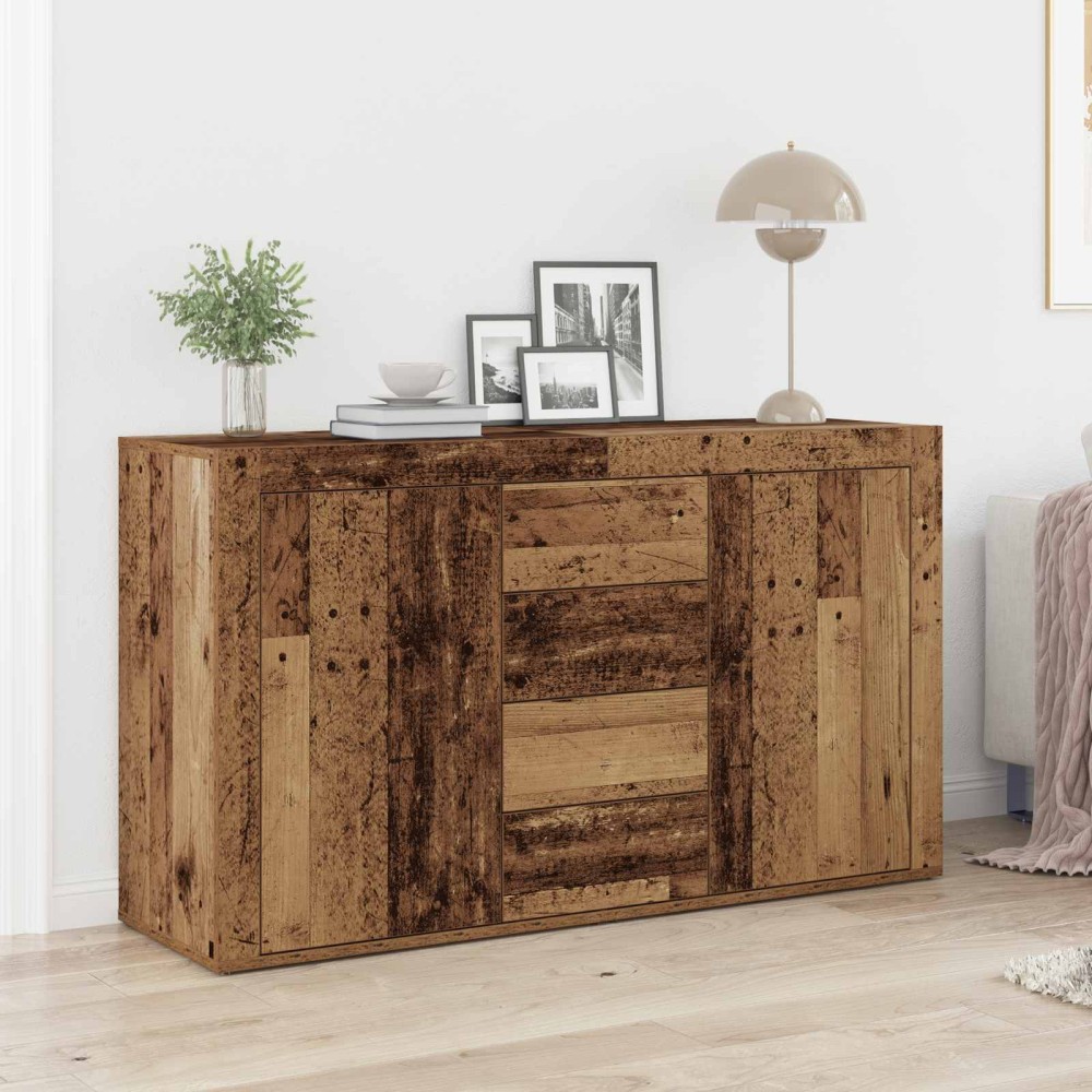 vidaXL Πλαϊνό γραφείο Παλιό ξύλο 120 x 36 x 69 εκ Επεξεργασμένο Ξύλο