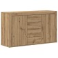 vidaXL Πλαϊνό γραφείο Artisan Oak 120 x 36 x 69 εκ Επεξεργασμένο Ξύλο