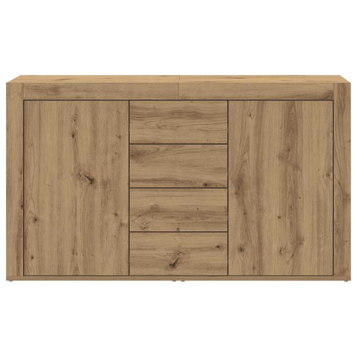 vidaXL Πλαϊνό γραφείο Artisan Oak 120 x 36 x 69 εκ Επεξεργασμένο Ξύλο