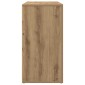 vidaXL Πλαϊνό γραφείο Artisan Oak 120 x 36 x 69 εκ Επεξεργασμένο Ξύλο