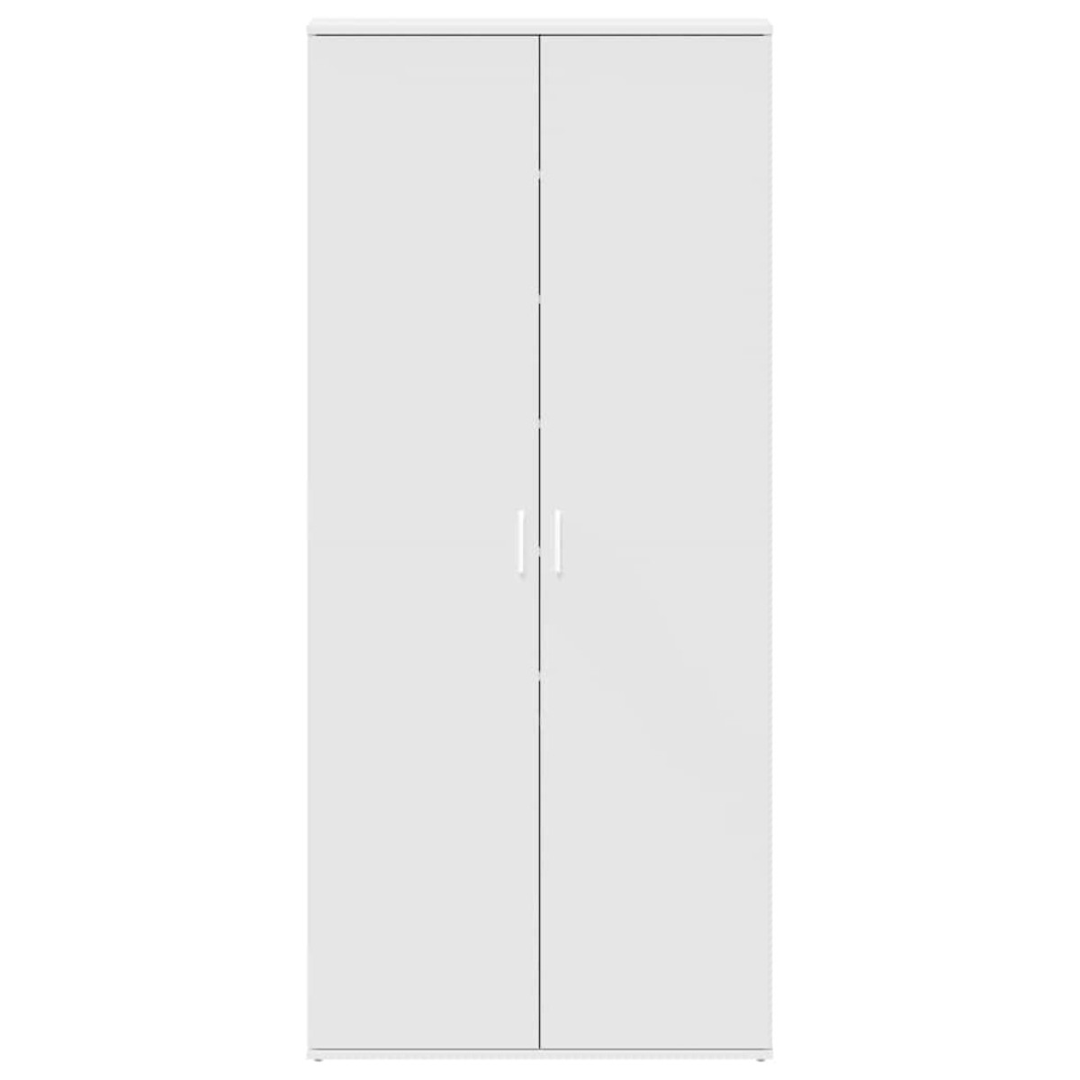 vidaXL Ντουλάπα Παπουτσιών 80 x 39 x 178 εκ Επεξεργασμένο Ξύλο Λευκό