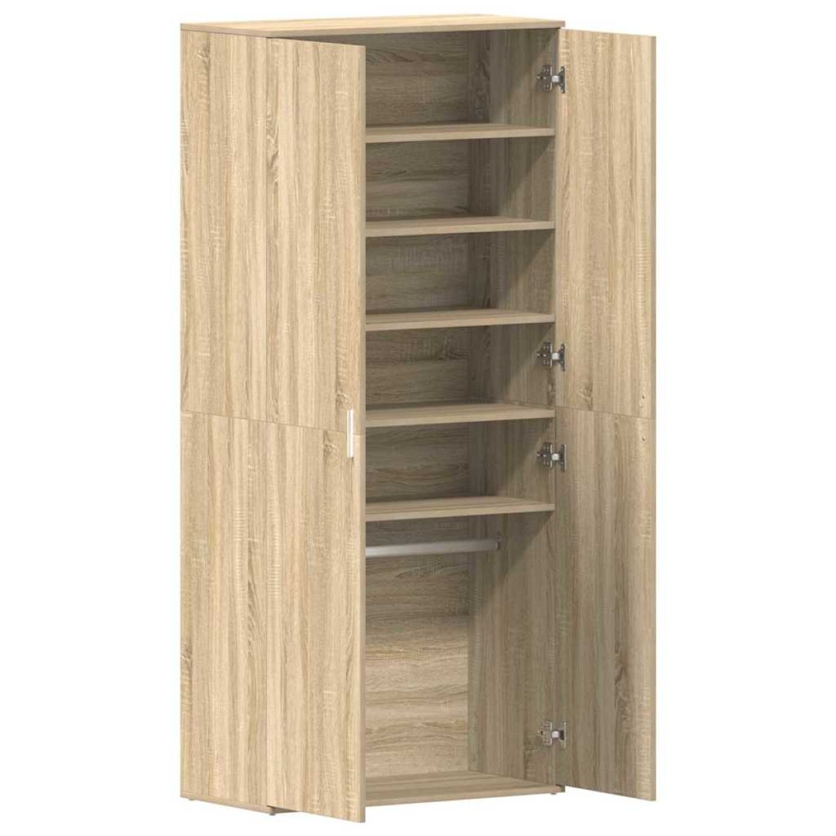 vidaXL Ντουλάπα Παπουτσιών 80 x 39 x 178 εκ Επεξεργασμένο Ξύλο