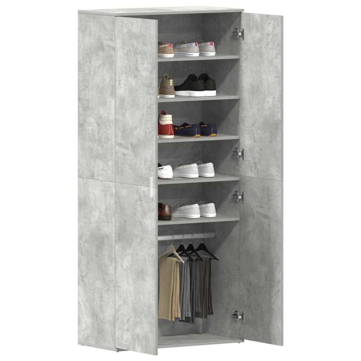vidaXL Ντουλάπα Παπουτσιών 80 x 39 x 178 εκ Επεξεργασμένο Ξύλο