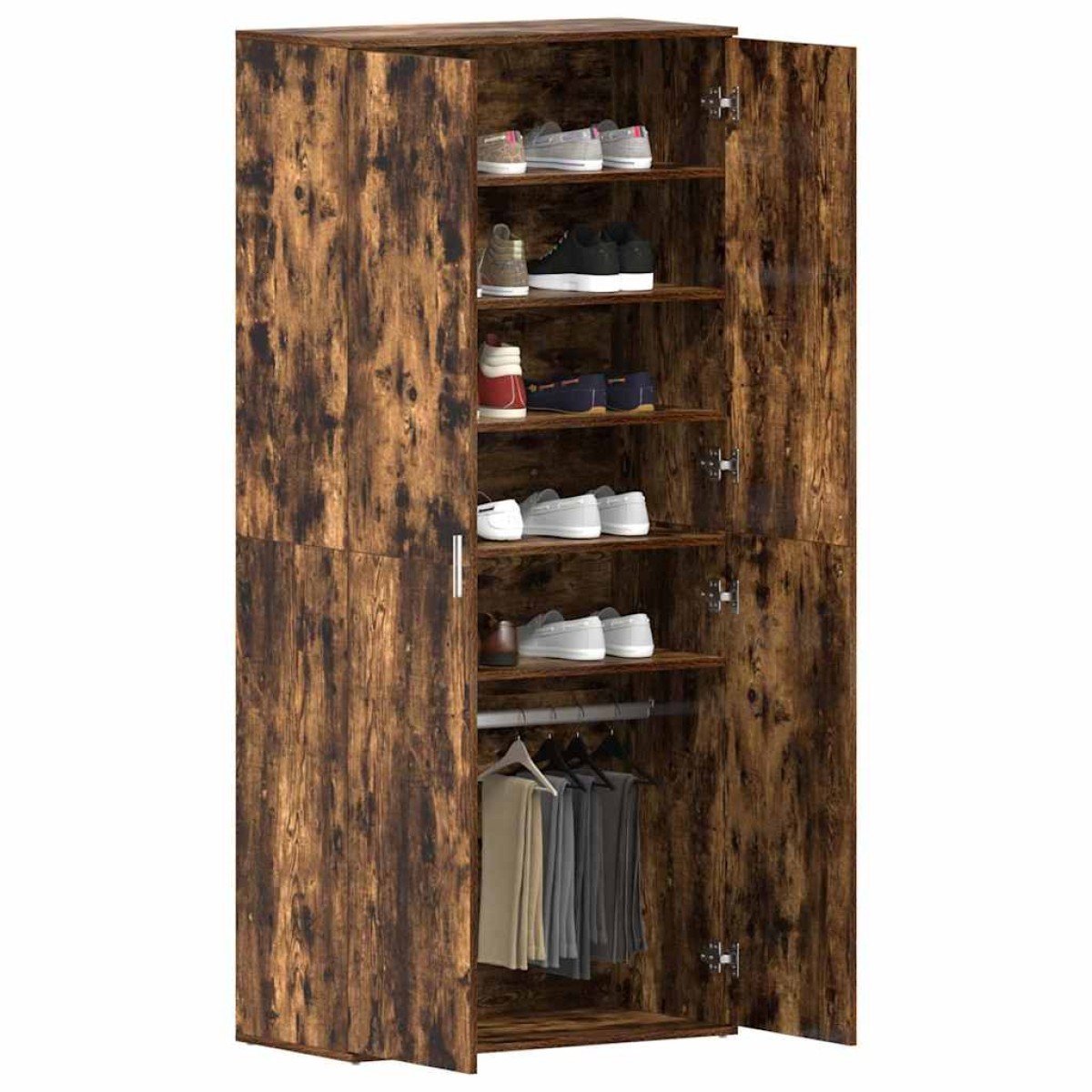 vidaXL Ντουλάπα Παπουτσιών 80 x 39 x 178 εκ Επεξεργασμένο Ξύλο