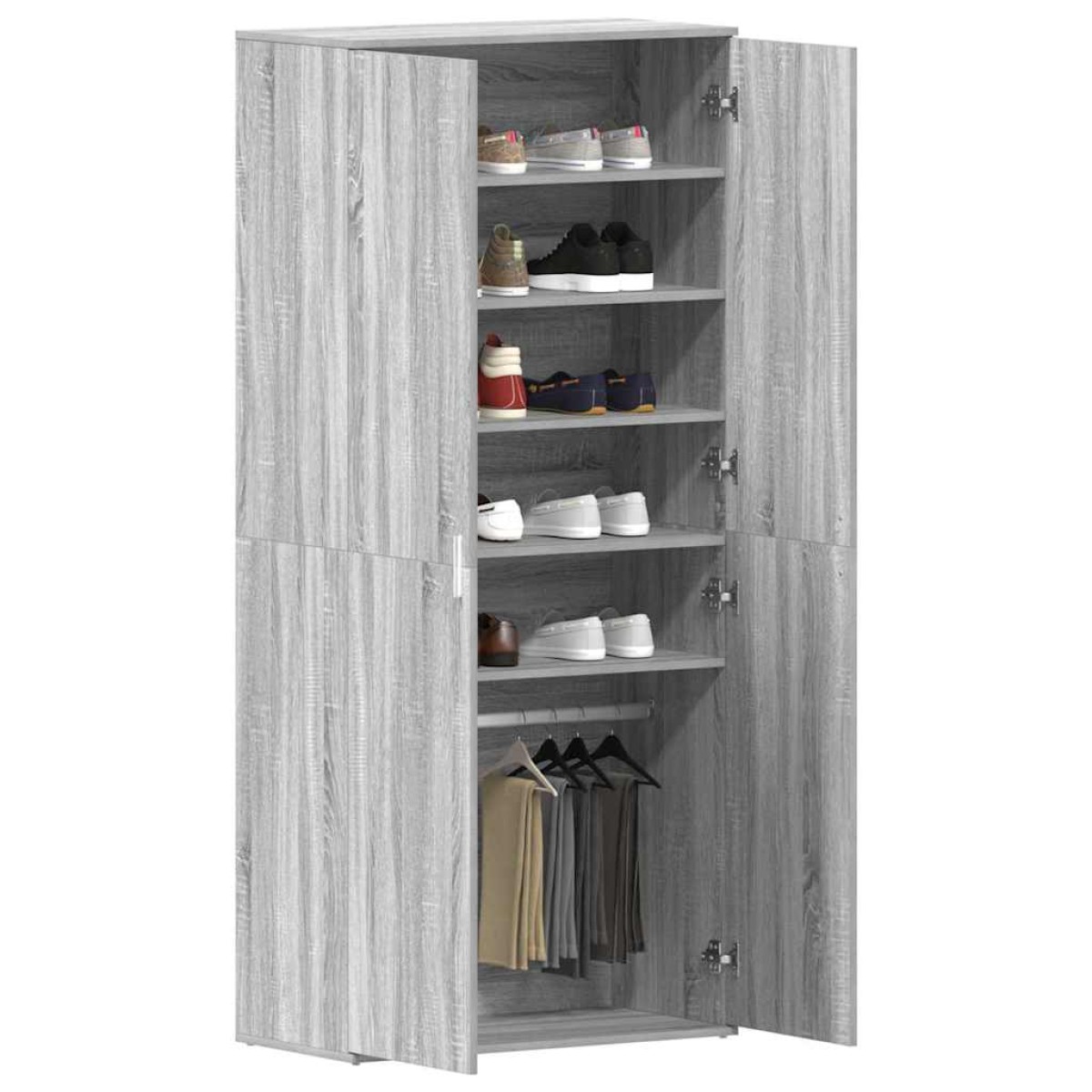 vidaXL Ντουλάπα Παπουτσιών 80 x 39 x 178 εκ Επεξεργασμένο Ξύλο