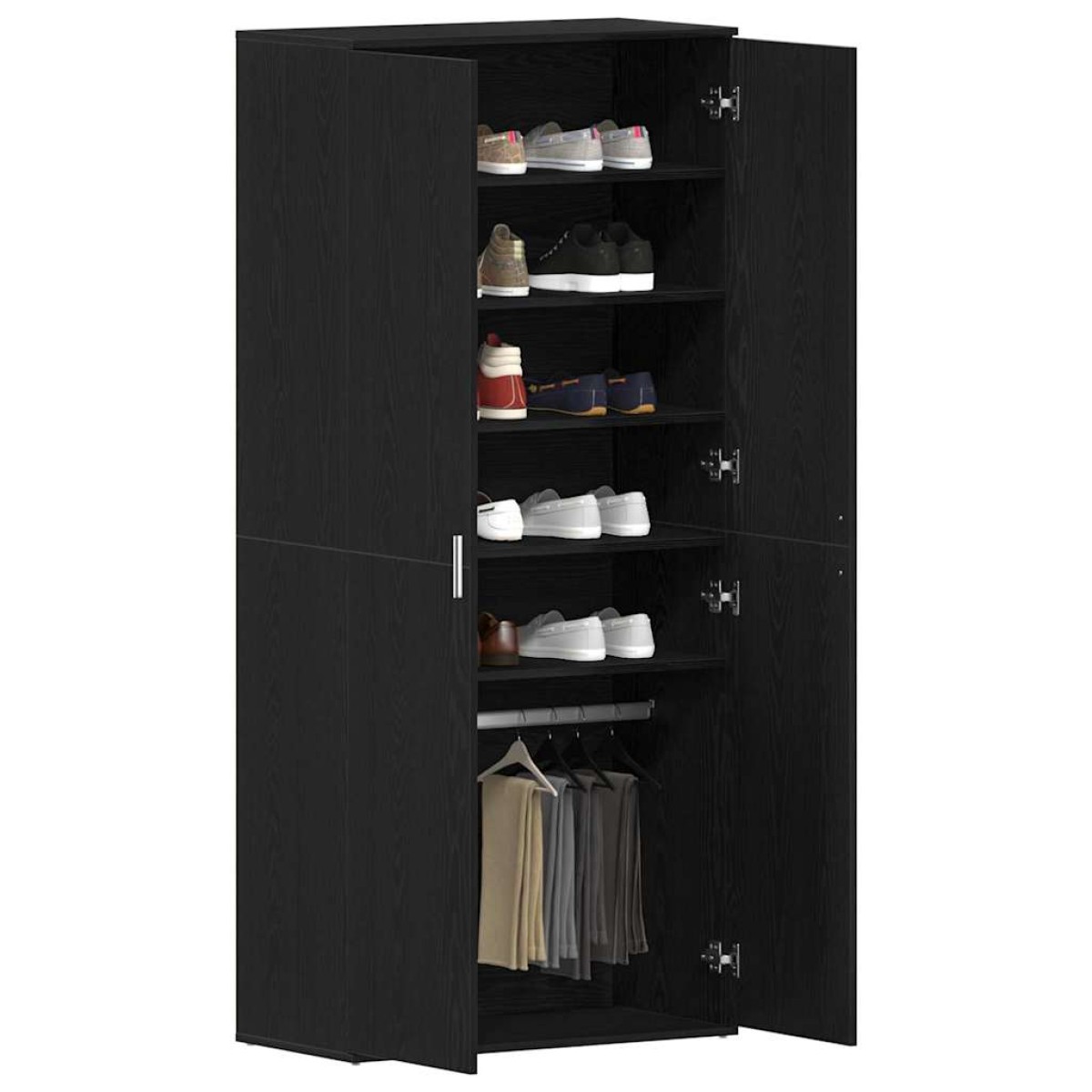 vidaXL Ντουλάπα Παπουτσιών 80 x 39 x 178 εκ Επεξεργασμένο Ξύλο