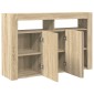 vidaXL Πλαϊνό γραφείο Δρύς Sonoma 116 x 30 x 75 εκ. Επεξεργασμένο Ξύλο