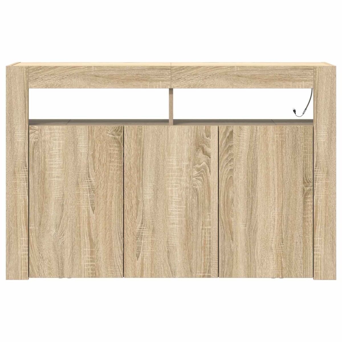 vidaXL Πλαϊνό γραφείο Δρύς Sonoma 116 x 30 x 75 εκ. Επεξεργασμένο Ξύλο