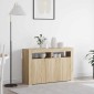 vidaXL Πλαϊνό γραφείο Δρύς Sonoma 116 x 30 x 75 εκ. Επεξεργασμένο Ξύλο