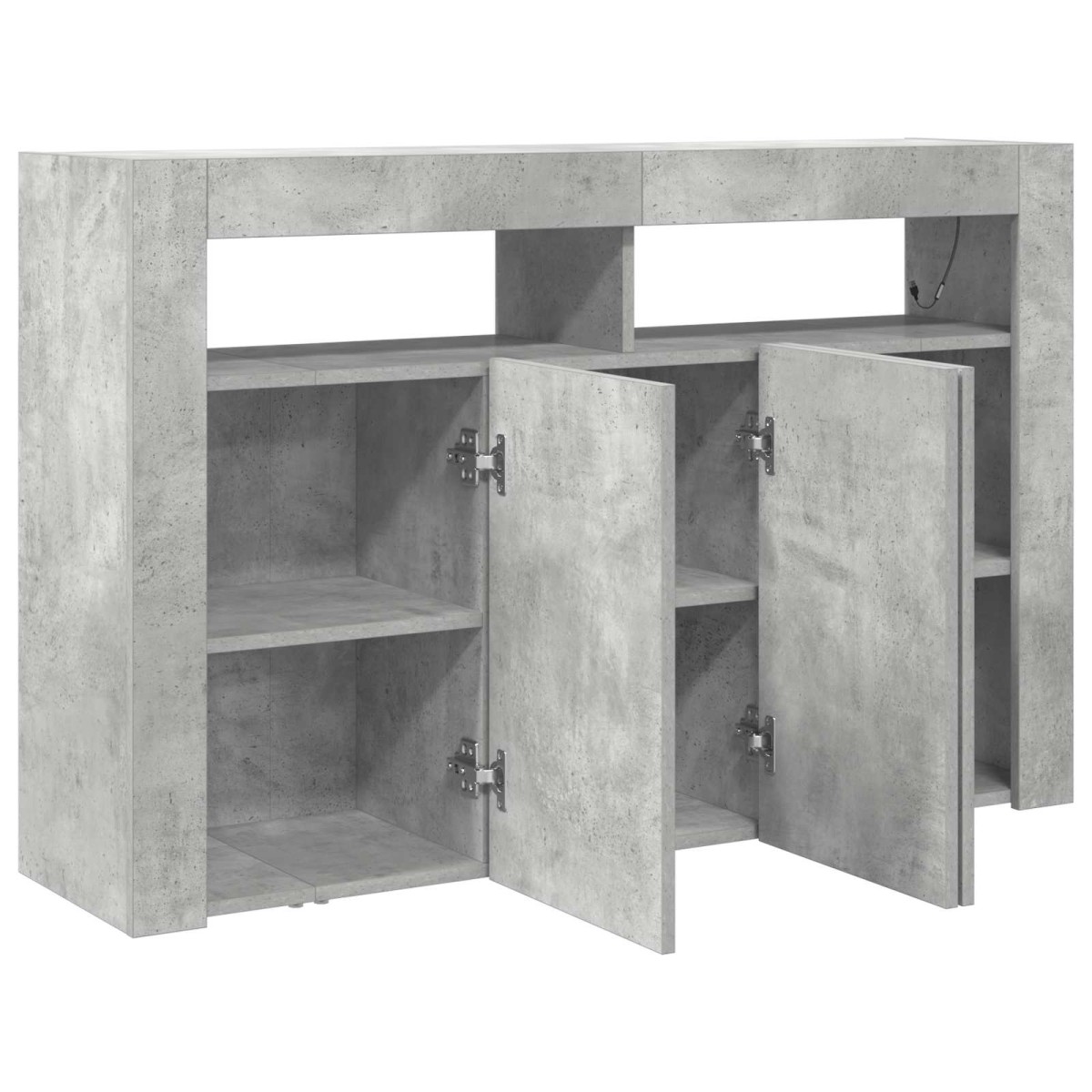 vidaXL Πλαϊνό γραφείο Σκυρόδεμα Γκρι 116 x 30 x 75 εκ.