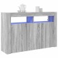 vidaXL Πλαϊνό γραφείο Γκρίζο Σονομα 116 x 30 x 75 εκ.