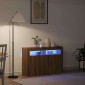 vidaXL Πλαϊνό γραφείο Artisan Oak 116 x 30 x 75 εκ. Επεξεργασμένο Ξύλο
