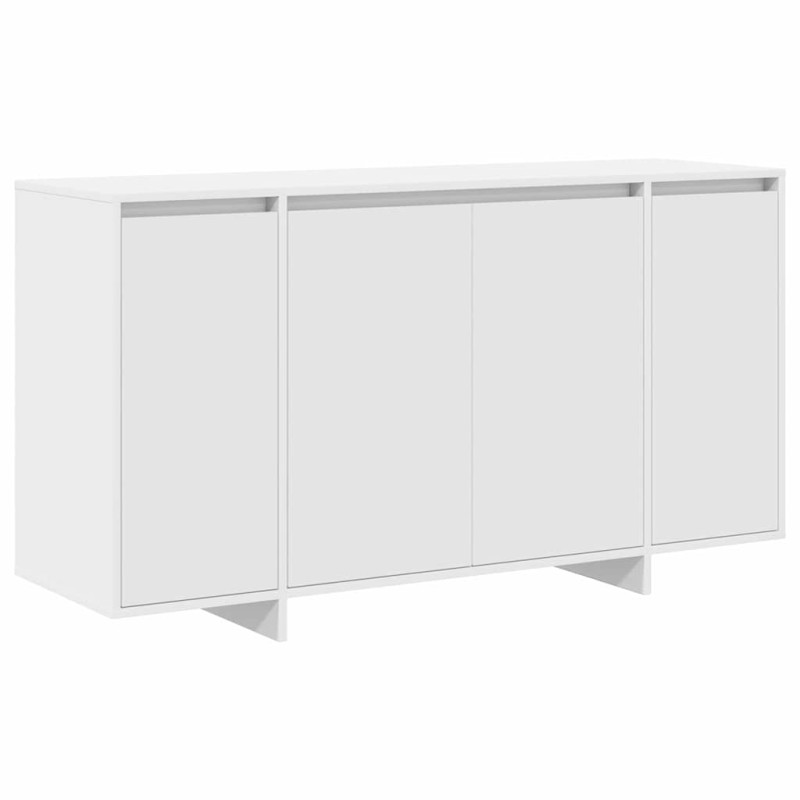 vidaXL Πλαϊνό γραφείο Λευκό 135 x 41 x 75 εκ Επεξεργασμένο Ξύλο