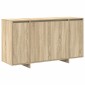 vidaXL Πλαϊνό γραφείο Δρύς Sonoma 135 x 41 x 75 εκ Επεξεργασμένο Ξύλο