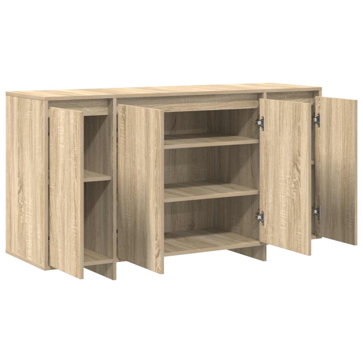 vidaXL Πλαϊνό γραφείο Δρύς Sonoma 135 x 41 x 75 εκ Επεξεργασμένο Ξύλο