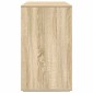 vidaXL Πλαϊνό γραφείο Δρύς Sonoma 135 x 41 x 75 εκ Επεξεργασμένο Ξύλο