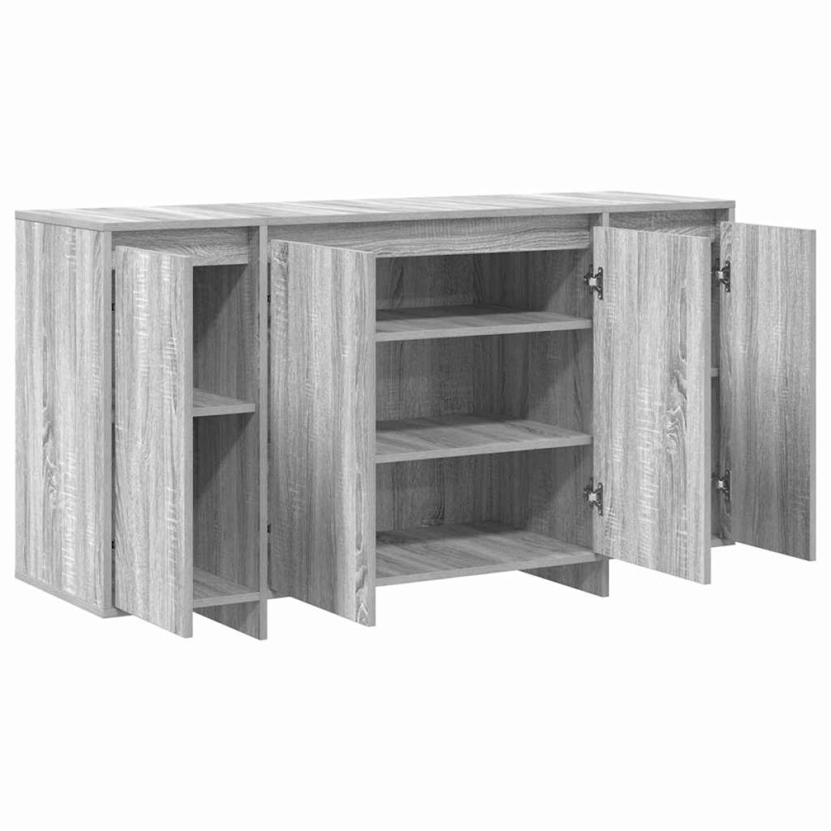 vidaXL Πλαϊνό γραφείο Γκρίζο Σονομα 135 x 41 x 75 εκ