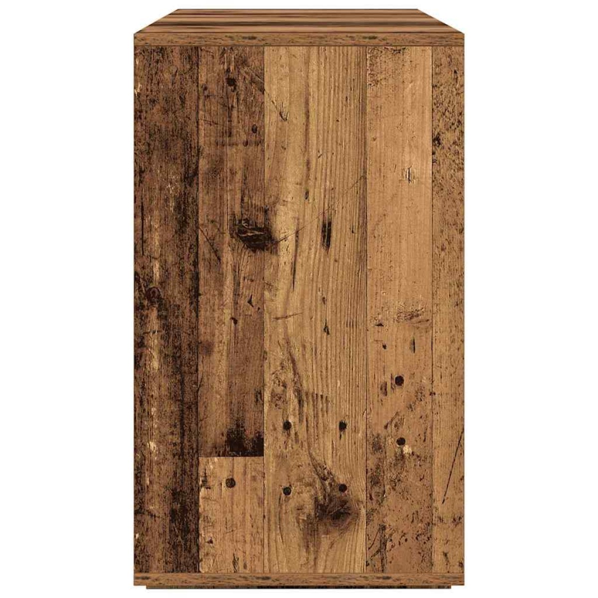 vidaXL Πλαϊνό γραφείο Παλιό ξύλο 135 x 41 x 75 εκ Επεξεργασμένο Ξύλο