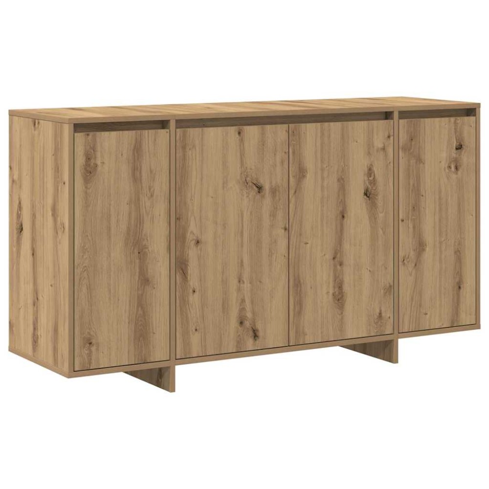 vidaXL Πλαϊνό γραφείο Artisan Oak 135 x 41 x 75 εκ Επεξεργασμένο Ξύλο