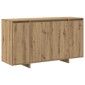 vidaXL Πλαϊνό γραφείο Artisan Oak 135 x 41 x 75 εκ Επεξεργασμένο Ξύλο