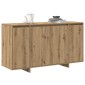 vidaXL Πλαϊνό γραφείο Artisan Oak 135 x 41 x 75 εκ Επεξεργασμένο Ξύλο