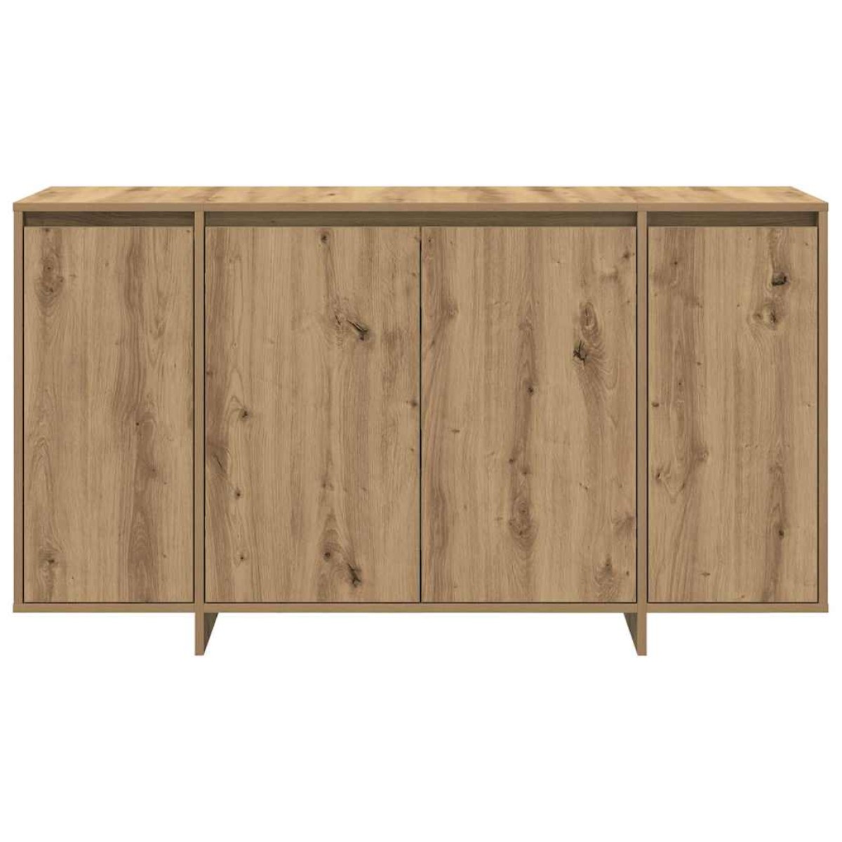 vidaXL Πλαϊνό γραφείο Artisan Oak 135 x 41 x 75 εκ Επεξεργασμένο Ξύλο