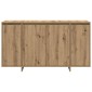 vidaXL Πλαϊνό γραφείο Artisan Oak 135 x 41 x 75 εκ Επεξεργασμένο Ξύλο