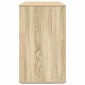 vidaXL Πλαϊνό γραφείο Δρύς Sonoma 120 x 41 x 75 εκ. Επεξεργασμένο Ξύλο