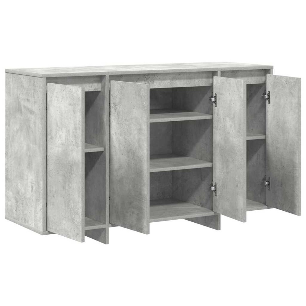 vidaXL Πλαϊνό γραφείο Σκυρόδεμα Γκρι 120 x 41 x 75 εκ.