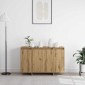 vidaXL Πλαϊνό γραφείο Artisan Oak 120 x 41 x 75 εκ. Επεξεργασμένο Ξύλο