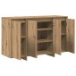 vidaXL Πλαϊνό γραφείο Artisan Oak 120 x 41 x 75 εκ. Επεξεργασμένο Ξύλο