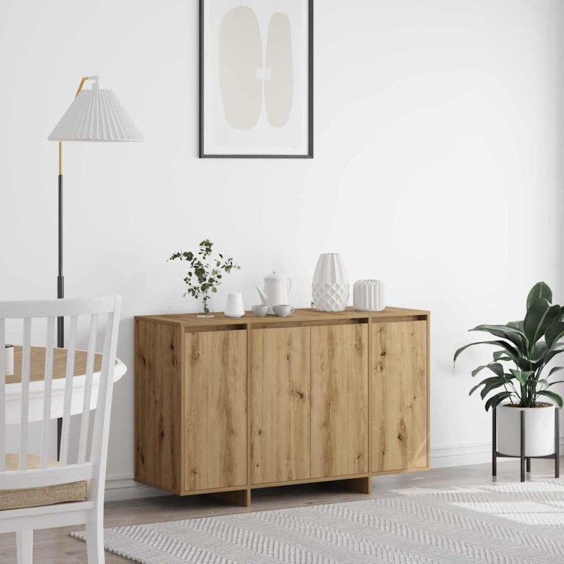 vidaXL Πλαϊνό γραφείο Artisan Oak 120 x 41 x 75 εκ. Επεξεργασμένο Ξύλο