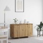 vidaXL Πλαϊνό γραφείο Artisan Oak 120 x 41 x 75 εκ. Επεξεργασμένο Ξύλο