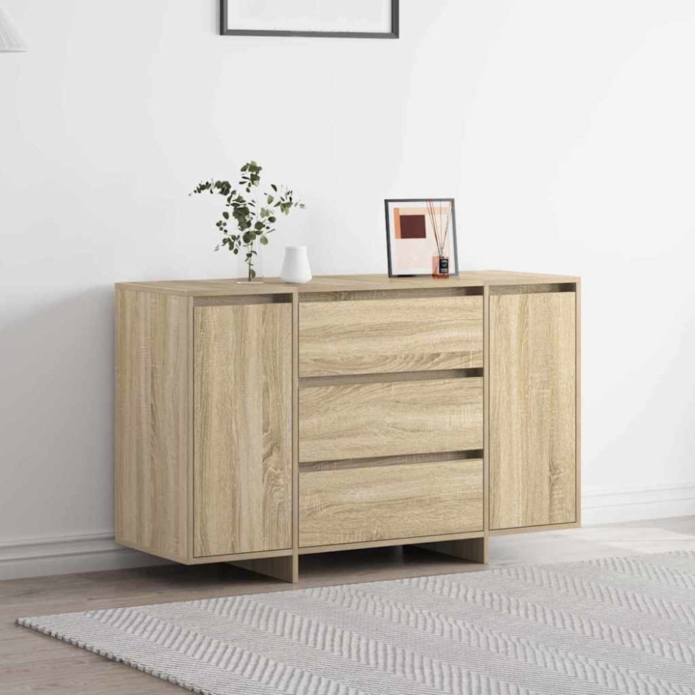 vidaXL Πλαϊνό γραφείο Δρύς Sonoma 120 x 41 x 75 εκ. Επεξεργασμένο Ξύλο