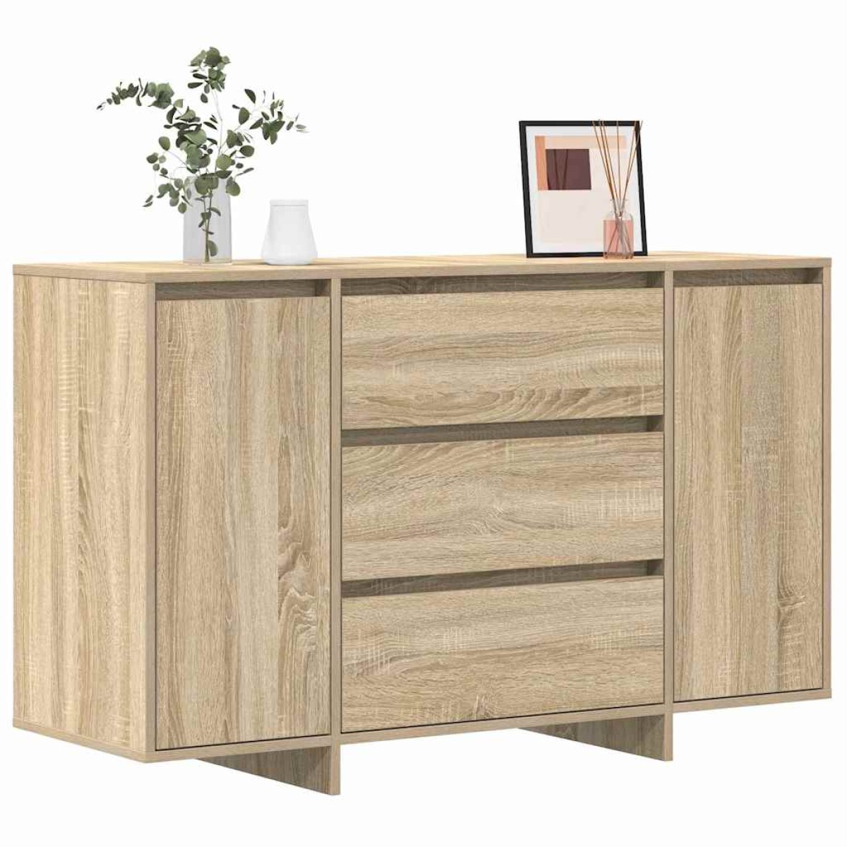 vidaXL Πλαϊνό γραφείο Δρύς Sonoma 120 x 41 x 75 εκ. Επεξεργασμένο Ξύλο