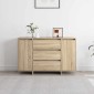 vidaXL Πλαϊνό γραφείο Δρύς Sonoma 120 x 41 x 75 εκ. Επεξεργασμένο Ξύλο