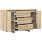vidaXL Πλαϊνό γραφείο Δρύς Sonoma 120 x 41 x 75 εκ. Επεξεργασμένο Ξύλο