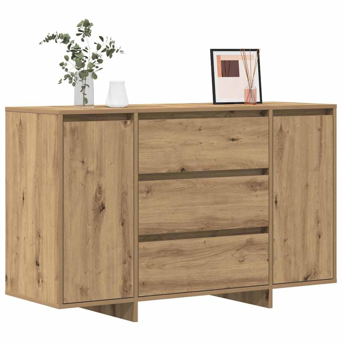 vidaXL Πλαϊνό γραφείο Artisan Oak 120 x 41 x 75 εκ. Επεξεργασμένο Ξύλο