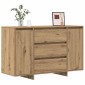 vidaXL Πλαϊνό γραφείο Artisan Oak 120 x 41 x 75 εκ. Επεξεργασμένο Ξύλο