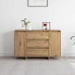 vidaXL Πλαϊνό γραφείο Artisan Oak 120 x 41 x 75 εκ. Επεξεργασμένο Ξύλο
