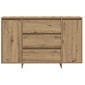 vidaXL Πλαϊνό γραφείο Artisan Oak 120 x 41 x 75 εκ. Επεξεργασμένο Ξύλο
