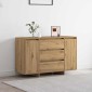 vidaXL Πλαϊνό γραφείο Artisan Oak 120 x 41 x 75 εκ. Επεξεργασμένο Ξύλο